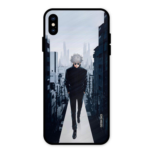 Attitude Gojo iPhone XS Max Mobile Back Cover - Anime PrintShield Case