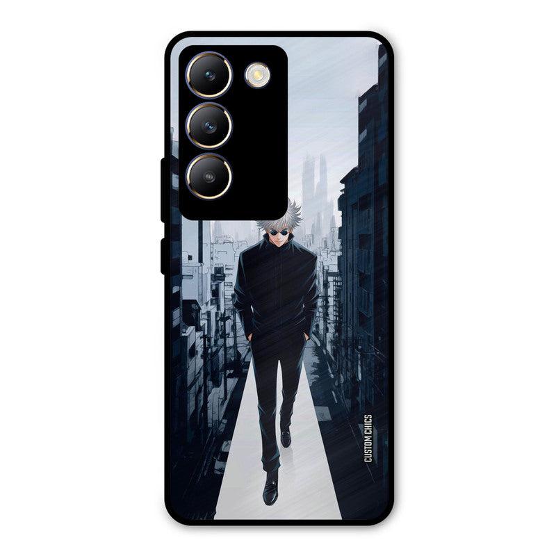 Attitude Gojo Vivo Y200e Mobile Back Cover - Anime PrintShield Case