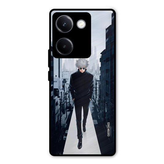Attitude Gojo Vivo Y300 Plus Mobile Back Cover - Anime PrintShield Case