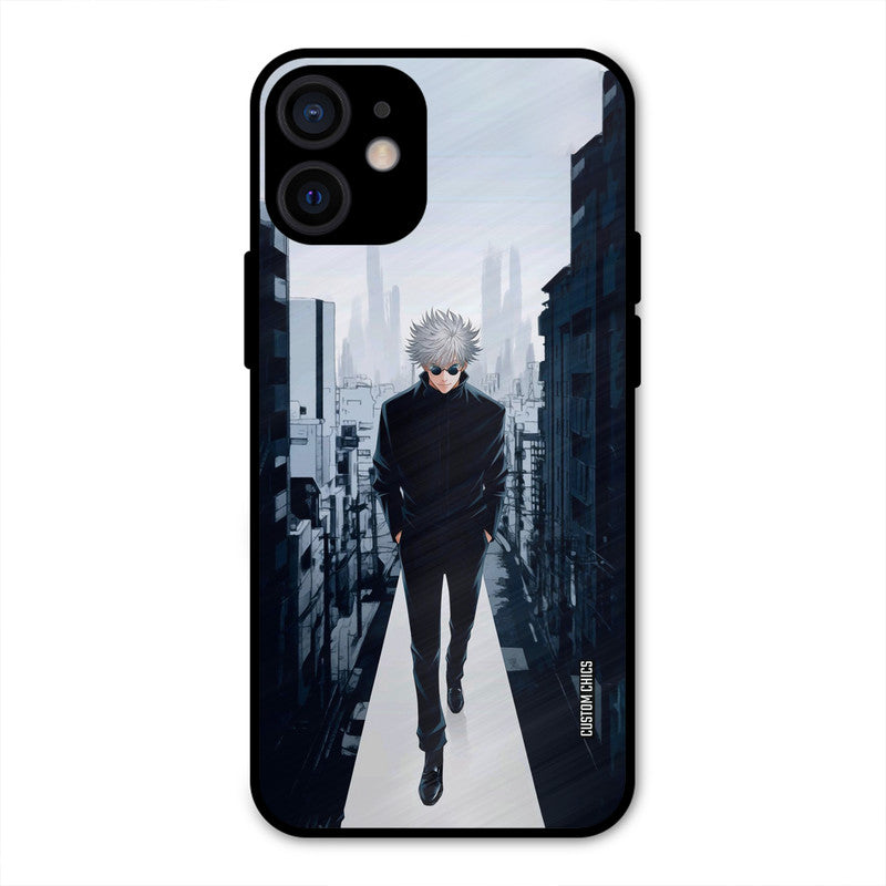 Attitude Gojo iPhone 12 Mini Mobile Back Cover - Anime PrintShield Case