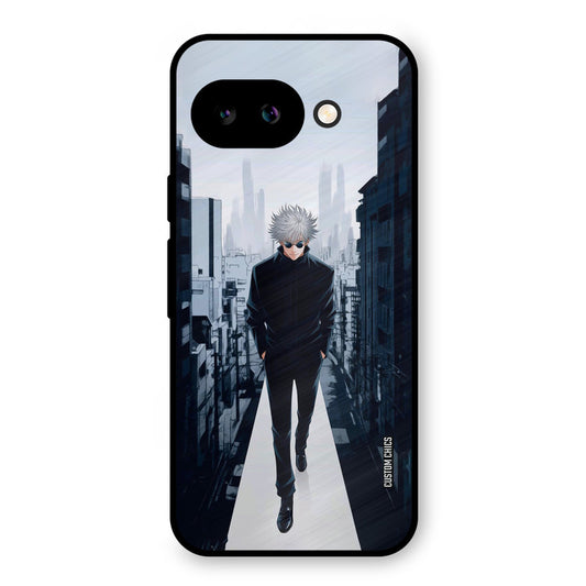 Attitude Gojo Google Pixel 9A Mobile Back Cover - Anime PrintShield Case