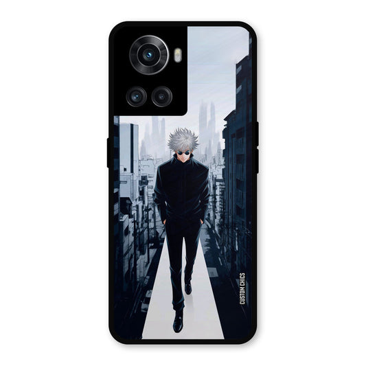 Attitude Gojo OnePlus 10R Mobile Back Cover - Anime PrintShield Case
