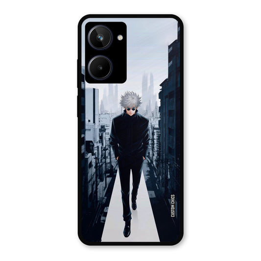 Attitude Gojo Realme 10 Mobile Back Cover - Anime PrintShield Case