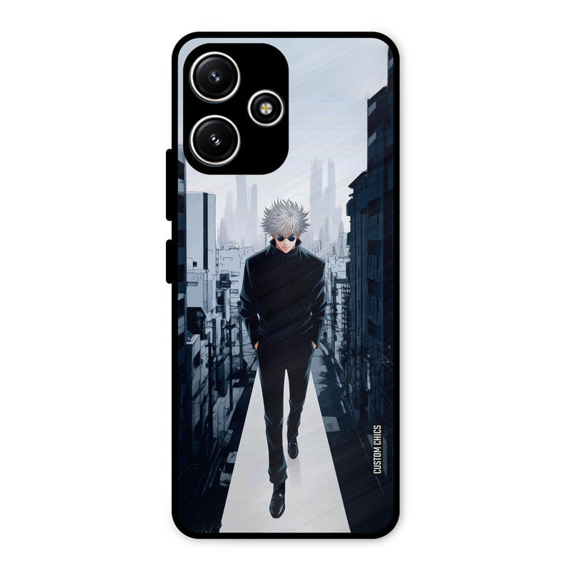 Attitude Gojo Redmi 12 5G Mobile Back Cover - Anime PrintShield Case