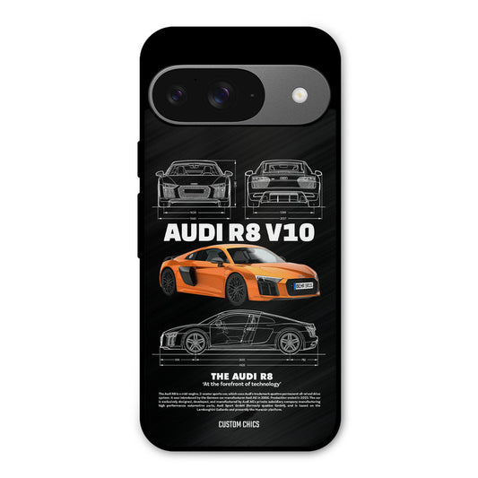 Audi R8 Google Pixel 9 Mobile Back Cover - Car&Bike PrintShield Case