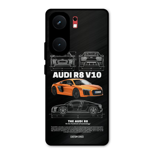 Audi R8 iQOO Neo 9 Pro Mobile Back Cover - Car&Bike PrintShield Case