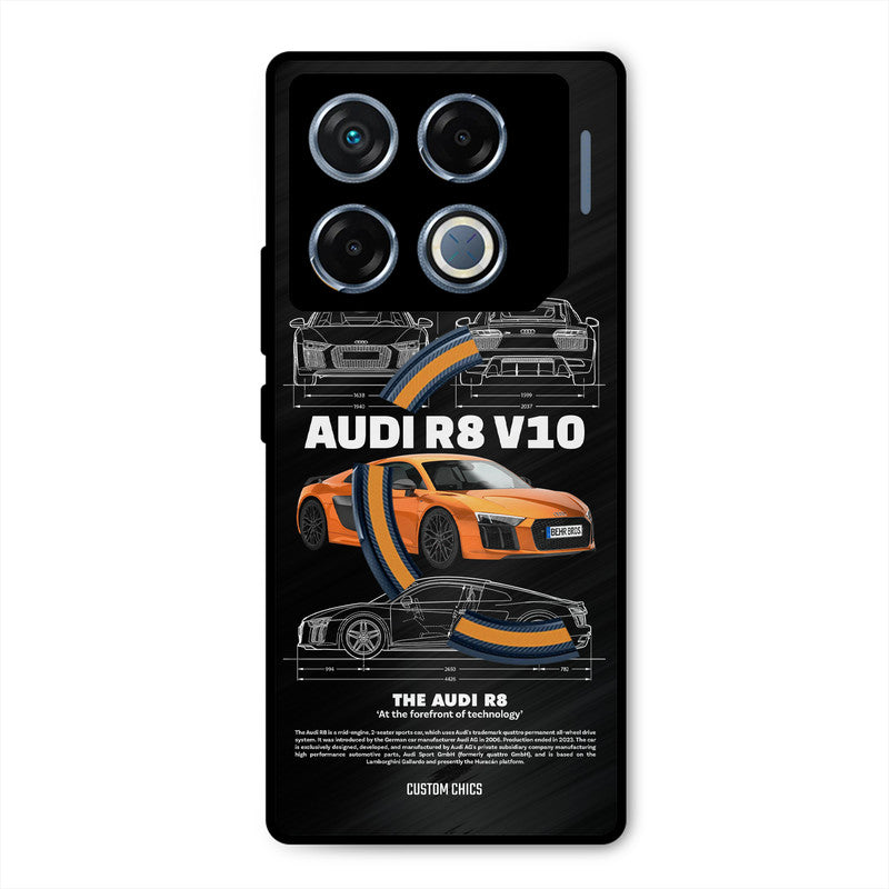 Audi R8 Infinix GT 20 Pro Mobile Back Cover - Car&Bike PrintShield Case