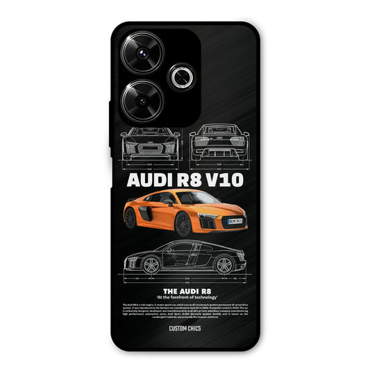 Audi R8 Poco M6 Plus 5G Mobile Back Cover - Car&Bike PrintShield Case
