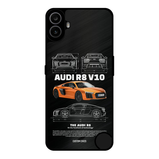 Audi R8 Nothing CMF Phone 1 Mobile Back Cover - Car&Bike PrintShield Case