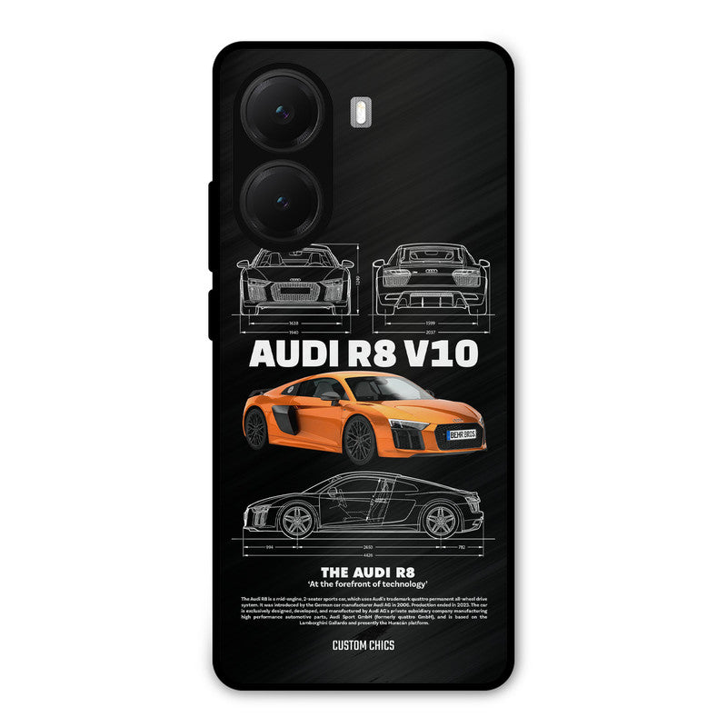 Audi R8 Poco X7 Pro Mobile Back Cover - Car&Bike PrintShield Case