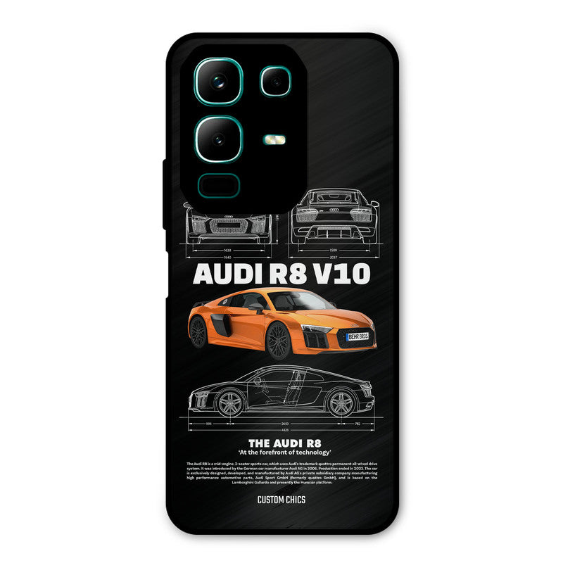 Audi R8 Infinix Note 50x Mobile Back Cover - Car&Bike PrintShield Case