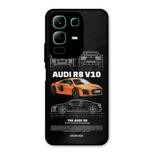 Audi R8 Infinix Note 50x Mobile Back Cover - Car&Bike PrintShield Case