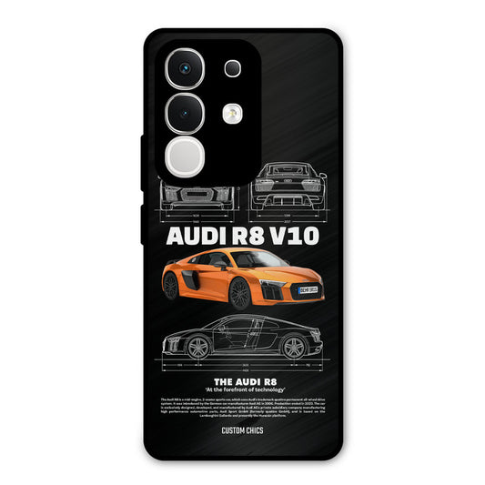 Audi R8 iQoo Z10x Mobile Back Cover - Car&Bike PrintShield Case