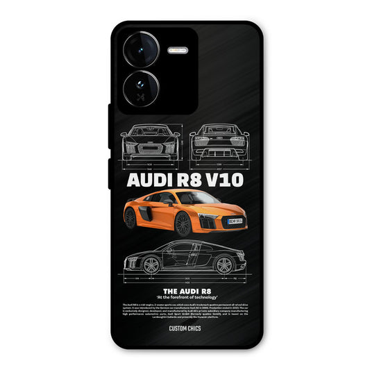 Audi R8 iQOO Z9 Mobile Back Cover - Car&Bike PrintShield Case
