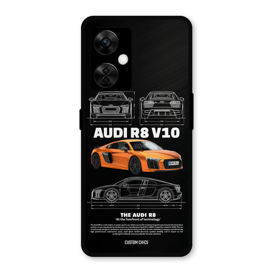 Audi R8 OnePlus Nord CE 3 Lite Mobile Back Cover - Car&Bike PrintShield Case