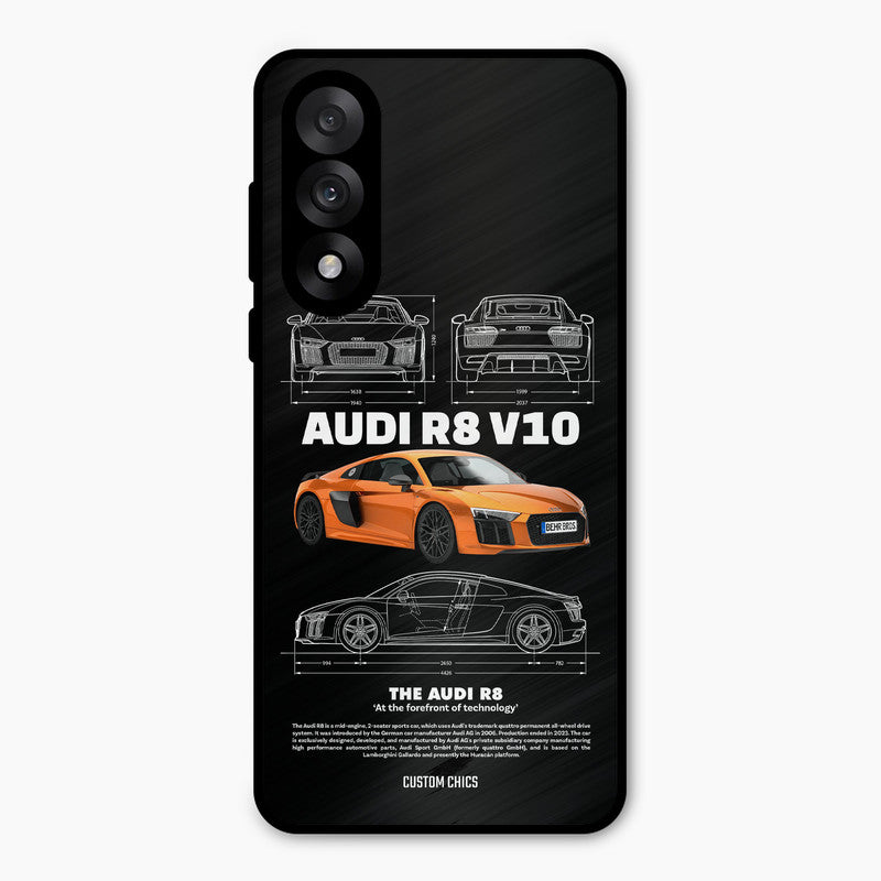 Audi R8 Oneplus Nord 5 Mobile Back Cover - Car&Bike PrintShield Case