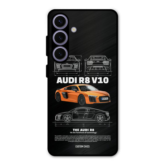 Audi R8 Samsung Galaxy S24 FE Mobile Back Cover - Car&Bike PrintShield Case