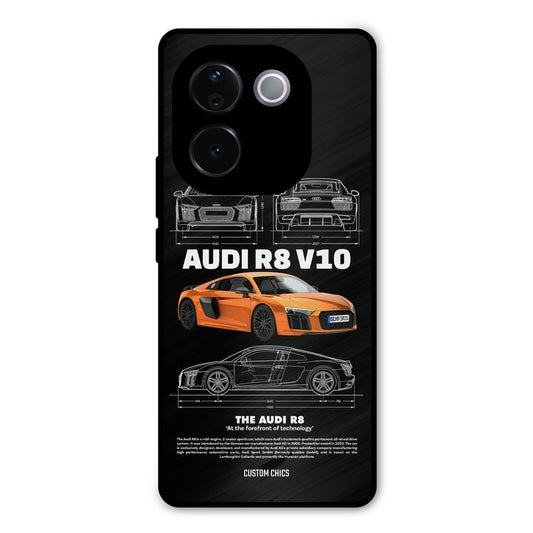 Audi R8 iQOO Z9s Pro Mobile Back Cover - Car&Bike PrintShield Case