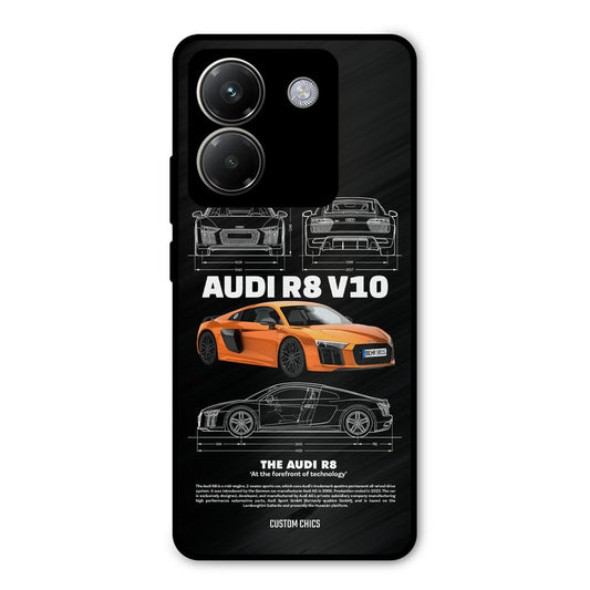 Audi R8 Poco M7 Pro Mobile Back Cover - Car&Bike PrintShield Case