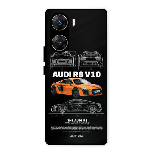 Audi R8 Vivo V29e Mobile Back Cover - Car&Bike PrintShield Case