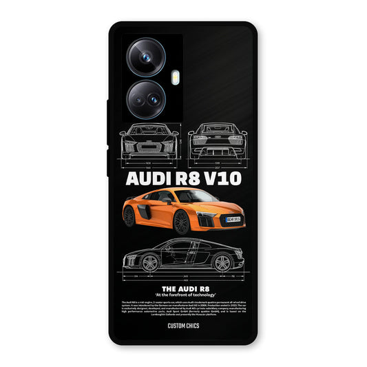 Audi R8 Realme 10 Pro Plus Mobile Back Cover - Car&Bike PrintShield Case