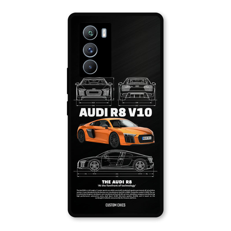 Audi R8 iQOO 9SE Mobile Back Cover - Car&Bike PrintShield Case