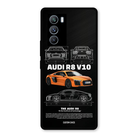 Audi R8 iQOO 9SE Mobile Back Cover - Car&Bike PrintShield Case