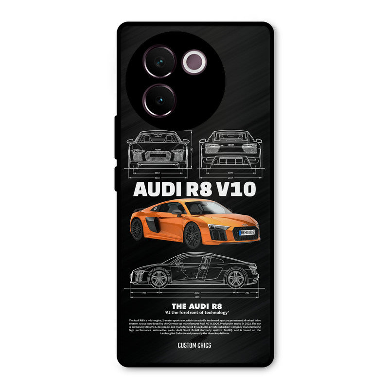 Audi R8 Vivo V30e Mobile Back Cover - Car&Bike PrintShield Case
