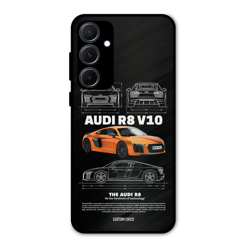 Audi R8 Samsung Galaxy A35 5G Mobile Back Cover - Car&Bike PrintShield Case