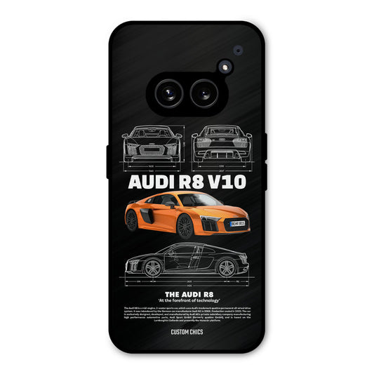 Audi R8 Nothing Phone 2a Mobile Back Cover - Car&Bike PrintShield Case
