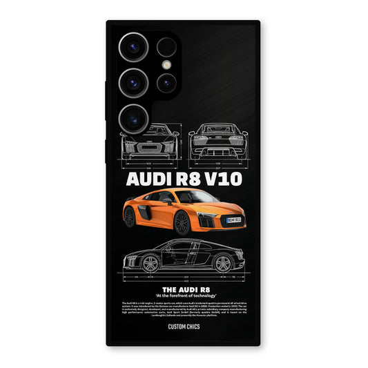 Audi R8 Samsung Galaxy S23 Ultra Mobile Back Cover - Car&Bike PrintShield Case