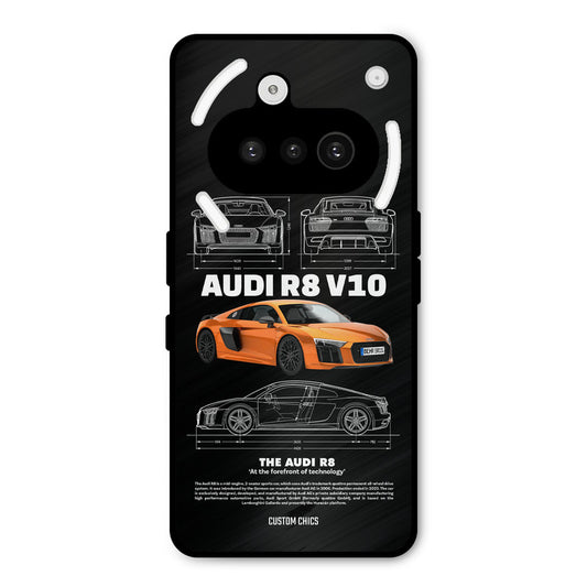 Audi R8 Nothing Phone 3A Mobile Back Cover - Car&Bike PrintShield Case