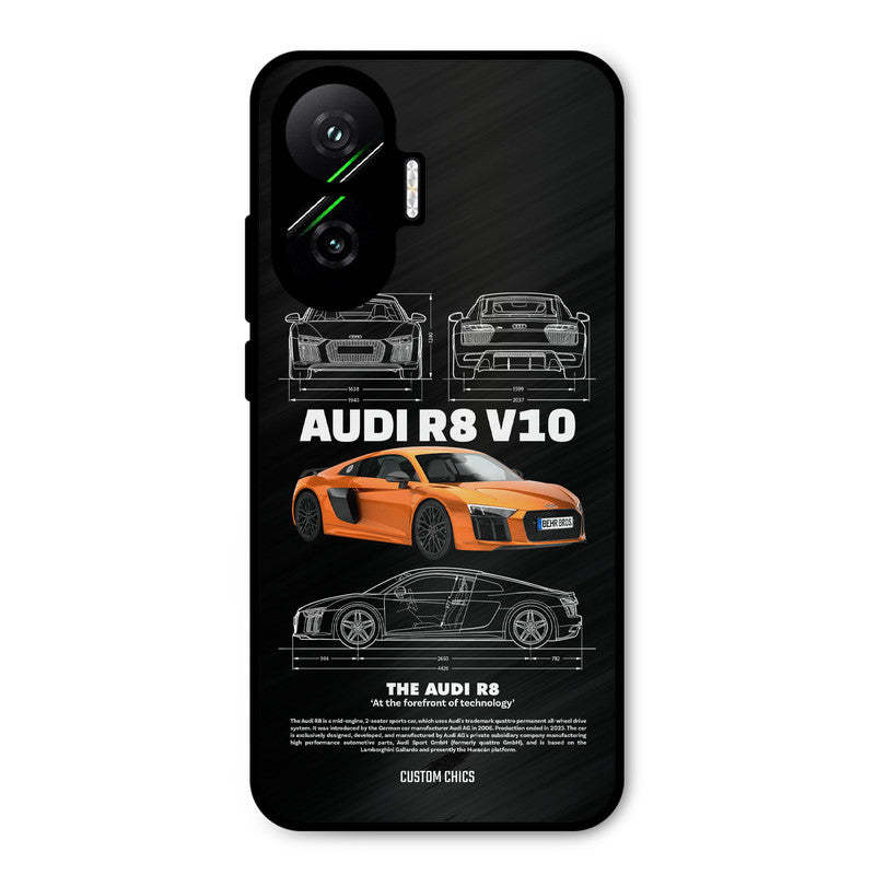 Audi R8 Poco F7 5G Mobile Back Cover - Car&Bike PrintShield Case