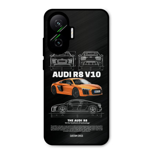 Audi R8 Poco F7 5G Mobile Back Cover - Car&Bike PrintShield Case