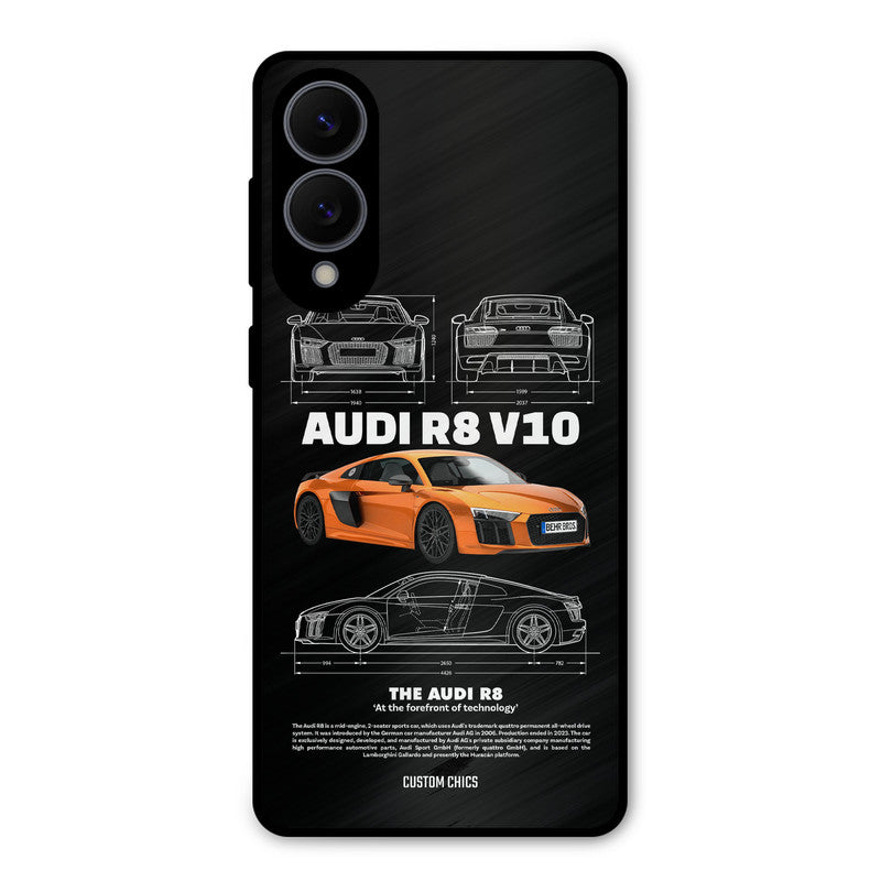 Audi R8 Samsung Galaxy S25 Edge Mobile Back Cover - Car&Bike PrintShield Case