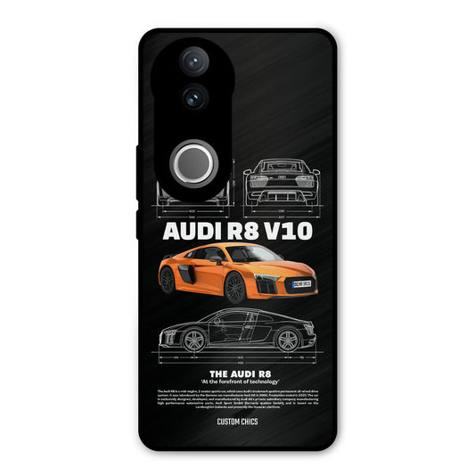 Audi R8 Vivo V50 Mobile Back Cover - Car&Bike PrintShield Case