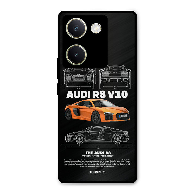 Audi R8 Vivo Y200 Pro Mobile Back Cover - Car&Bike PrintShield Case