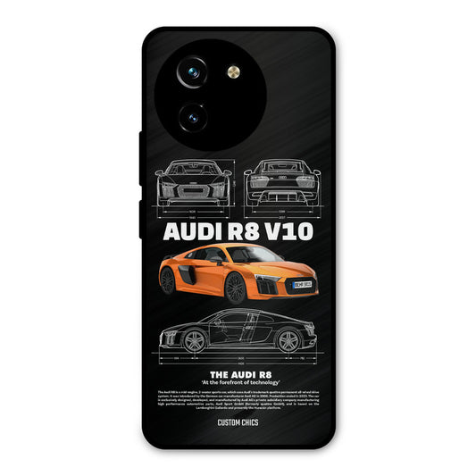 Audi R8 Vivo Y200i Mobile Back Cover - Car&Bike PrintShield Case