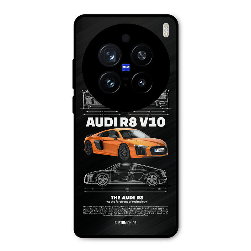 Audi R8 Vivo X200 Pro Mobile Back Cover - Car&Bike PrintShield Case