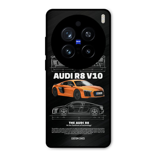 Audi R8 Vivo X200 Pro Mobile Back Cover - Car&Bike PrintShield Case