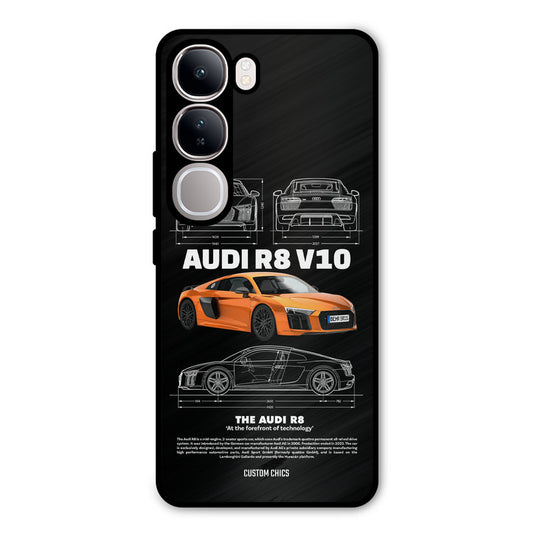 Audi R8 Vivo Y300 Mobile Back Cover - Car&Bike PrintShield Case
