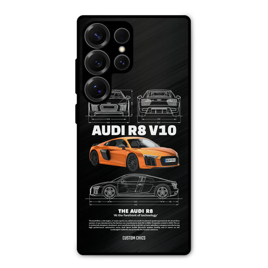 Audi R8 Samsung Galaxy S25 Ultra Mobile Back Cover - Car&Bike PrintShield Case