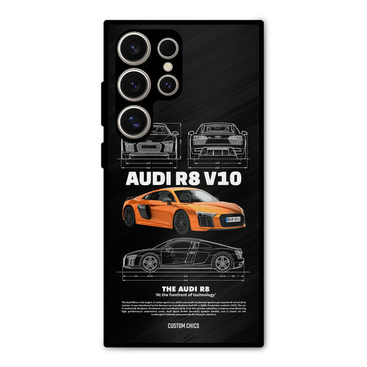 Audi R8 Samsung Galaxy S24 Ultra Mobile Back Cover - Car&Bike PrintShield Case