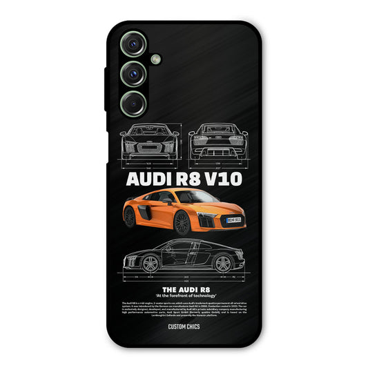 Audi R8 Samsung Galaxy M34 Mobile Back Cover - Car&Bike PrintShield Case