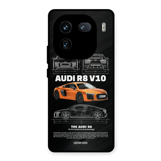 Audi R8 iQOO 12 Mobile Back Cover - Car&Bike PrintShield Case