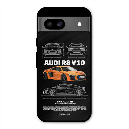 Audi R8 Google Pixel 8a Mobile Back Cover - Car&Bike PrintShield Case