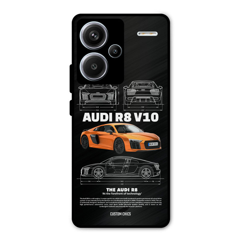 Audi R8 Redmi Note 13 Pro Plus Mobile Back Cover - Car&Bike PrintShield Case