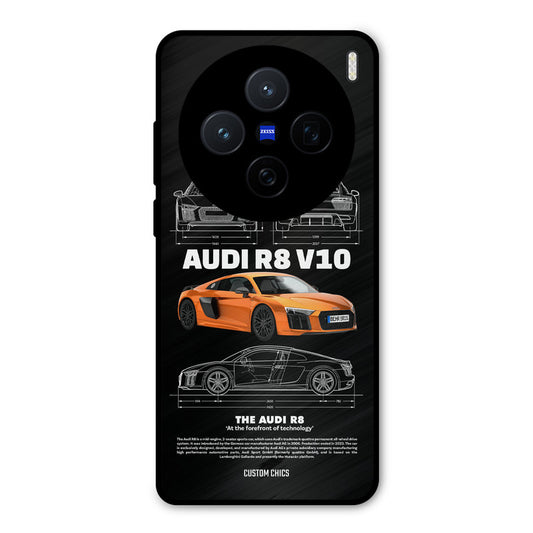 Audi R8 Vivo X200 Mobile Back Cover - Car&Bike PrintShield Case