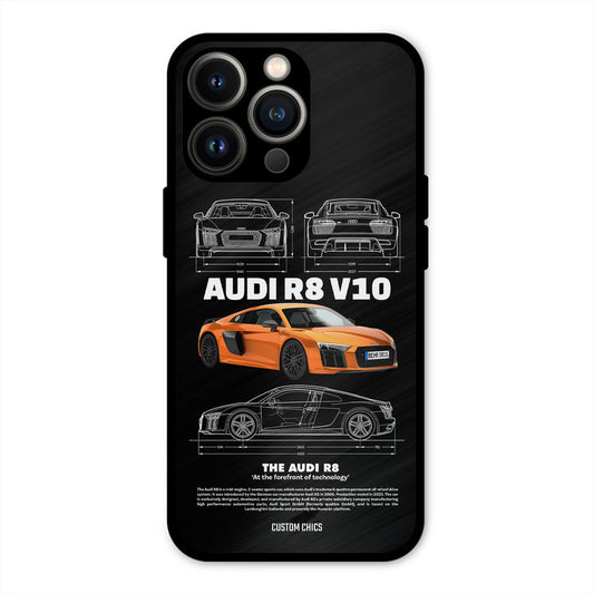 Audi R8 iPhone 13 Pro Mobile Back Cover - Car&Bike PrintShield Case