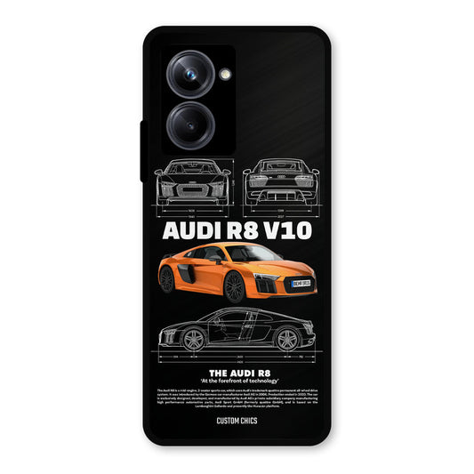 Audi R8 Realme 10 Pro Mobile Back Cover - Car&Bike PrintShield Case